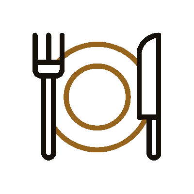 wired outline 520 plate fork knife